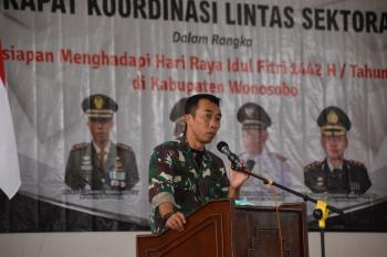 Kodim 0707/Wonosobo Siap Bantu Pemda Amankan Lebaran